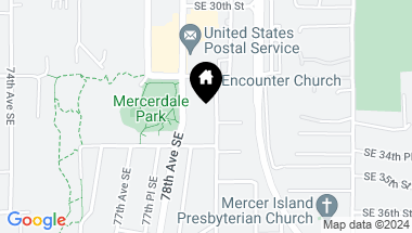 Map of 3239 80th Avenue SE #401, Mercer Island WA, 98040