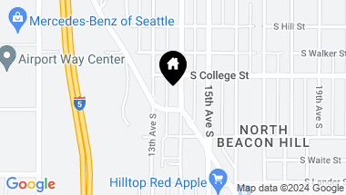 Map of 2321 14th Avenue S, Seattle WA, 98144
