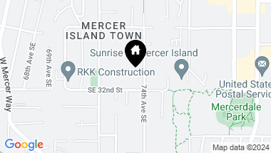 Map of 2969 74th Avenue SE, Mercer Island WA, 98040