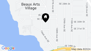 Map of 3072 106th Avenue SE, Bellevue WA, 98004