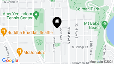 Map of 2114 29th Avenue S, Seattle WA, 98144