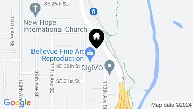 Map of 11228 SE 30th, Bellevue WA, 98004