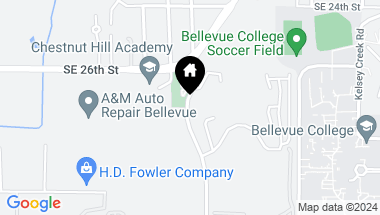 Map of 2840 139th Avenue SE #18, Bellevue WA, 98005