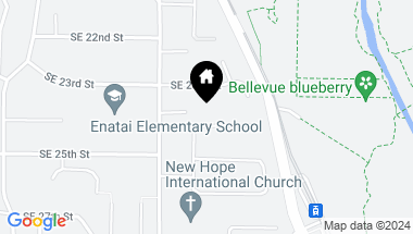 Map of 10924 SE 24th Place, Bellevue WA, 98004