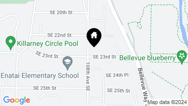 Map of 2230 108th Avenue SE, Bellevue WA, 98004