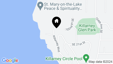 Map of 1990 Killarney Drive SE, Bellevue WA, 98004