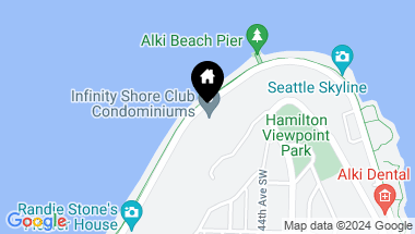 Map of 1250 Alki Ave SW Unit #PHF , Seattle WA, 98116