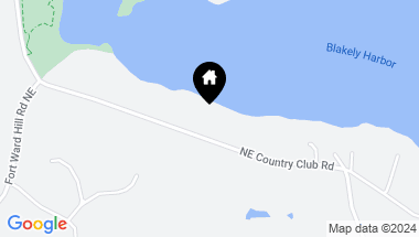 Map of 10462 NE Country Club Road, Bainbridge Island WA, 98110