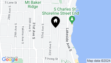 Map of 923 Lake Washington Boulevard S, Seattle WA, 98144