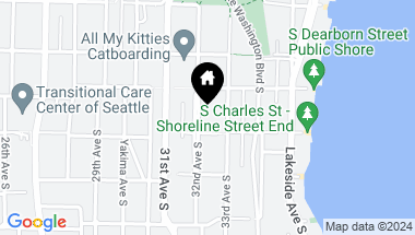Map of 824 32nd Avenue S, Seattle WA, 98144