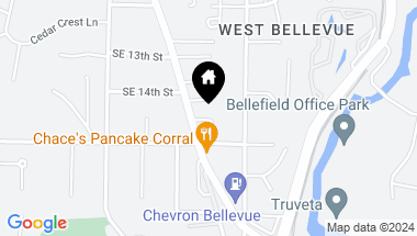 Map of 1420 Bellevue Way SE Unit: 11, Bellevue WA, 98004