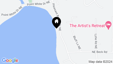 Map of 4205 Pleasant Beach Drive NE, Bainbridge Island WA, 98110