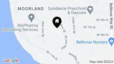 Map of 9715 SE 7th Street, Bellevue WA, 98004