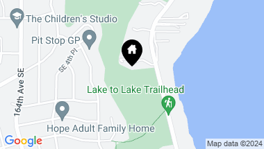 Map of 439 W Lake Sammamish Parkway SE, Bellevue WA, 98008