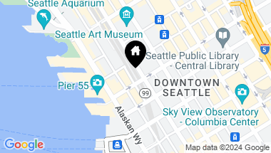 Map of 1107 1st Avenue #1405, Seattle WA, 98101