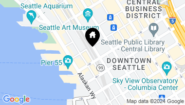 Map of 1107 1st Avenue #1507, Seattle WA, 98101