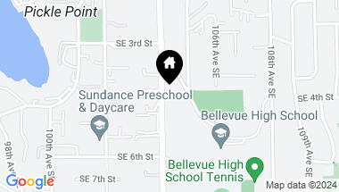 Map of 420 Bellevue Way SE Unit: 103, Bellevue WA, 98004