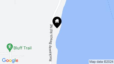 Map of 4864 Rockaway Beach Road NE, Bainbridge Island WA, 98110