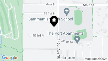 Map of 219 140th Avenue SE, -3722, Bellevue WA, 98005