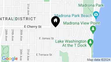 Map of 627 35th Avenue, Seattle WA, 98122