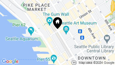 Map of 1107 1st Avenue #1403, Seattle WA, 98101
