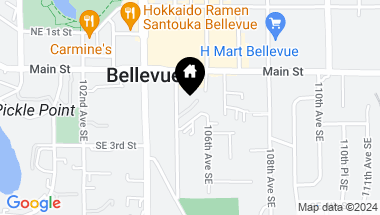 Map of 130 105th Avenue SE #117, Bellevue WA, 98004