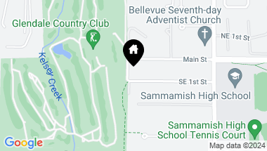 Map of 13604 SE 1st Street, Bellevue WA, 98005