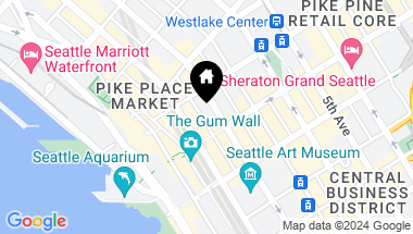 Map of 1521 2nd Avenue #1801, Seattle WA, 98101
