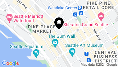Map of 1521 2nd Ave Unit #3002 , Seattle WA, 98101