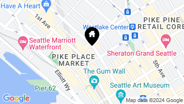 Map of 121 Stewart Street #3404, Seattle WA, 98101