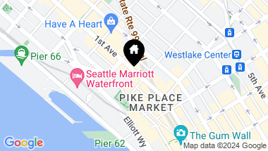 Map of 2021 1st Ave Unit #14/16 , Seattle WA, 98121