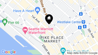 Map of 2000 1st Avenue #1702, Seattle WA, 98121