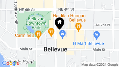 Map of 188 Bellevue Way NE Unit: 2006, Bellevue WA, 98004