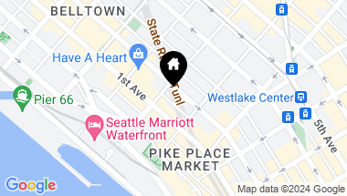 Map of 2033 2nd Avenue #1012, Seattle WA, 98121
