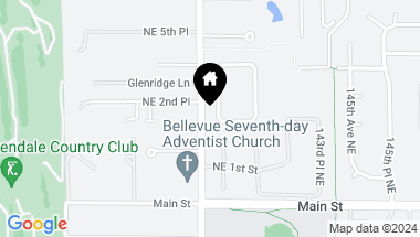 Map of 205 141st Avenue NE, Bellevue WA, 98007