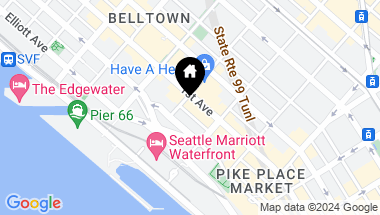 Map of 2125 1st Avenue #903, Seattle WA, 98121