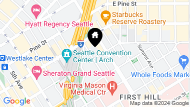 Map of 1000 Union Street #111, Seattle WA, 98101