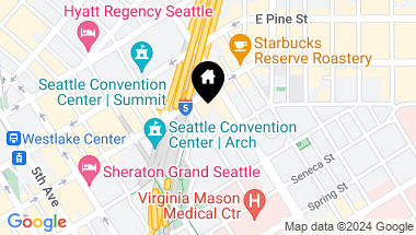 Map of 1420 Terry Ave #2702 , Seattle WA, 98101
