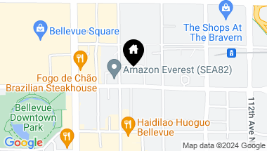 Map of 500 106th Avenue NE #2905, Bellevue WA, 98004