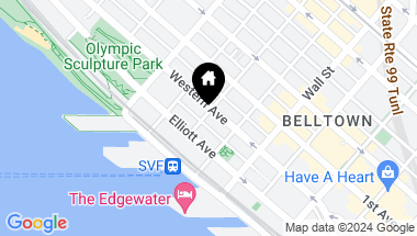 Map of 2607 Western Avenue #510, Seattle WA, 98121