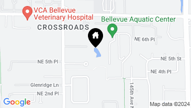 Map of 14045 NE 6th Place , -6905, Bellevue WA, 98007