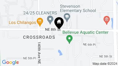 Map of 733 143rd Avenue NE #D15, Bellevue WA, 98007