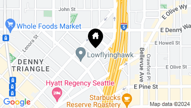 Map of 1808 Minor Avenue #3213, Seattle WA, 98101