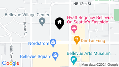 Map of 889 103rd Avenue NE #1505, Bellevue WA, 98004