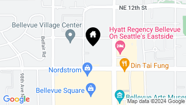 Map of 889 103rd Avenue NE #2107, Bellevue WA, 98004