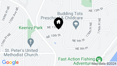 Map of 17436 NE 10th Street, Bellevue WA, 98008