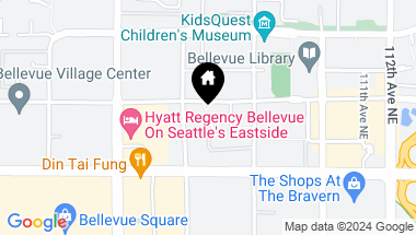 Map of 10610 NE 9th Place #2302, Bellevue WA, 98004