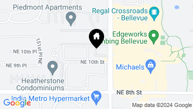 Map of 1011 156th Avenue NE #C116, Bellevue WA, 98007