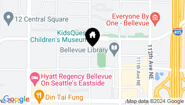 Map of 1106 108th Avenue NE #703, Bellevue WA, 98004