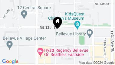 Map of 1100 NE 106th Avenue #903, Bellevue WA, 98004